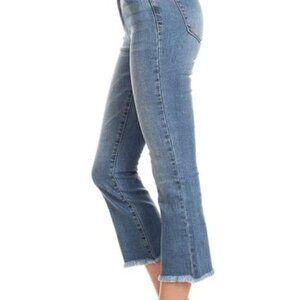 HAMMER Cropped Flare wide leg raw hem Denim Jeans Size 13 NWT